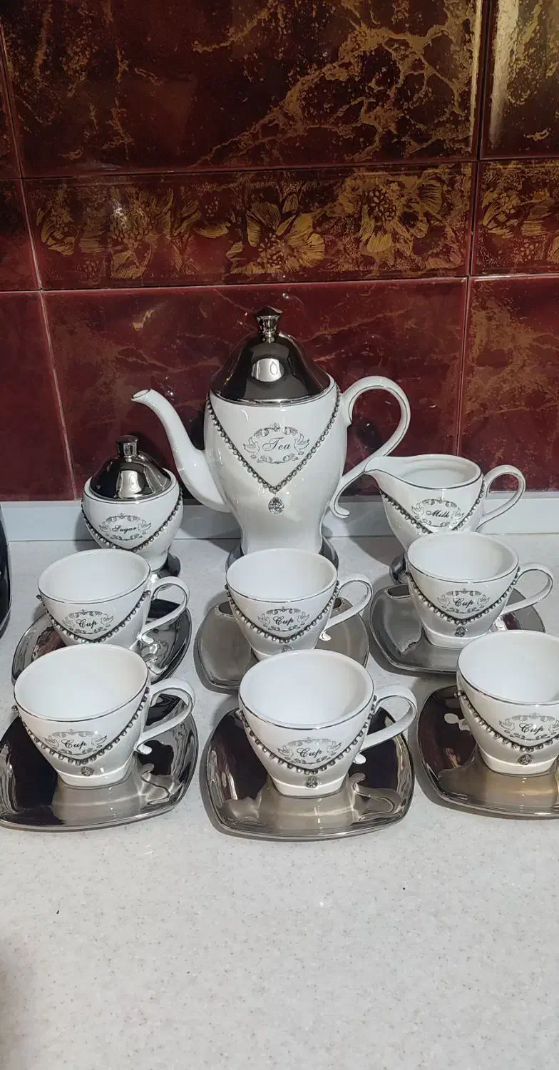 سرویس چایخوری|ظروف سرو و پذیرایی|مشهد, کوشش|دیوار