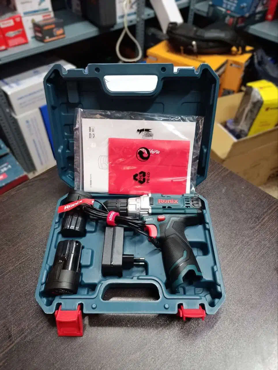 دریل شارژی 12 ولت رونیکس مدل 8613 تاپ لاین|ابزارآلات|تهران, شوش|دیوار