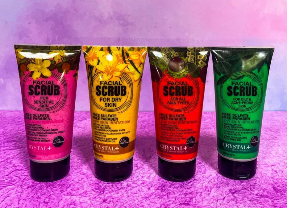 اسکراب صورت کریستال|آرایشی، بهداشتی، درمانی|رشت, معلم|دیوار