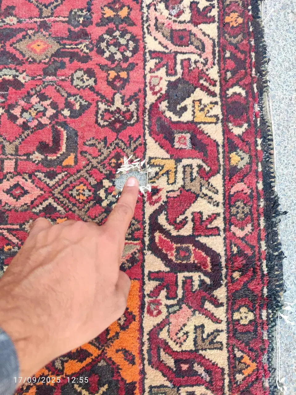 ملایر کهنه ذات    قالیچه    اندازه ۱۲۰×۲۰۰|فرش|تهران, آبشار|دیوار