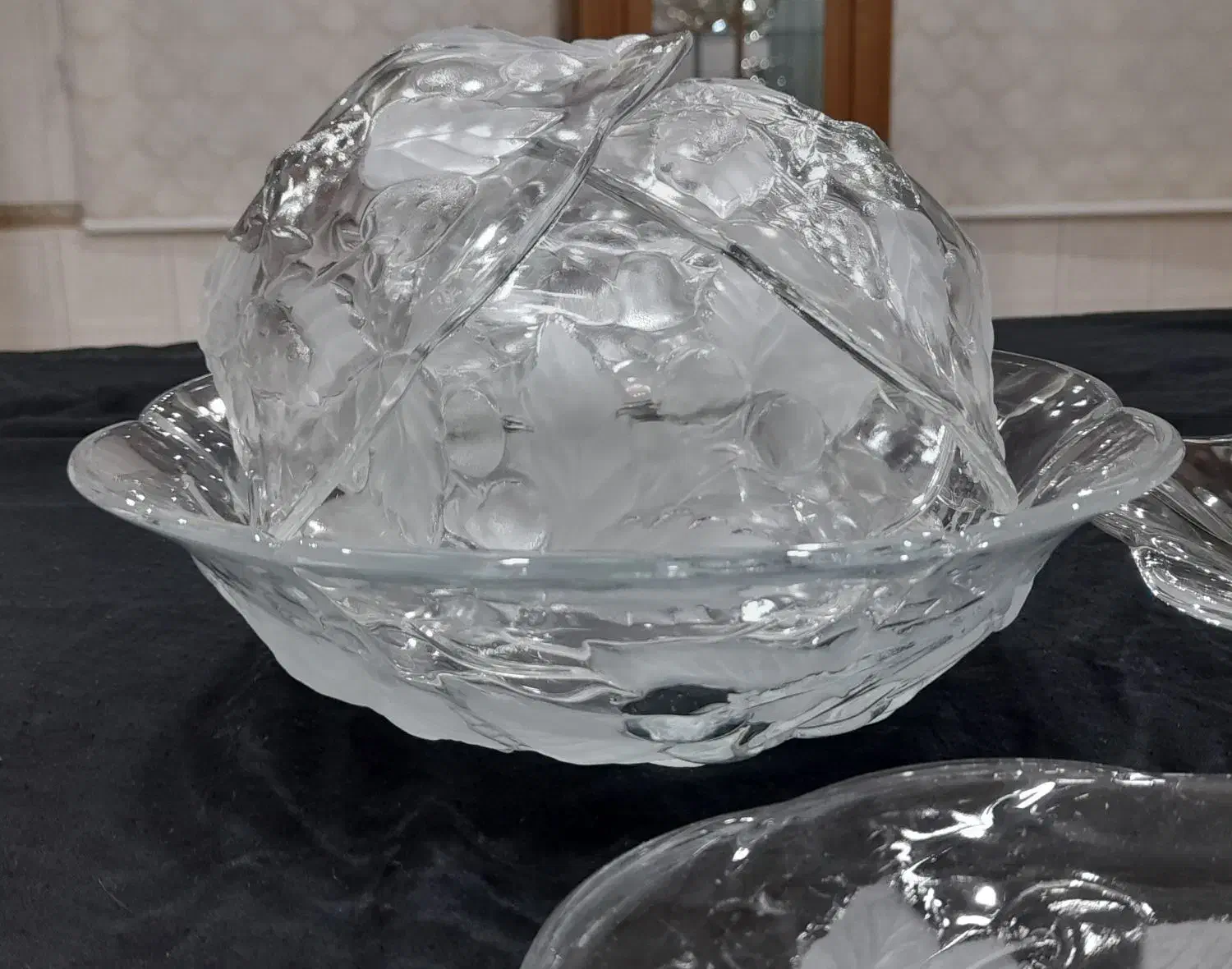 سرویس میوه خوری ۱۴ پارچه کریستال سوگاژاپن نو ارزان|ظروف سرو و پذیرایی|تهران, شهرک دریا|دیوار