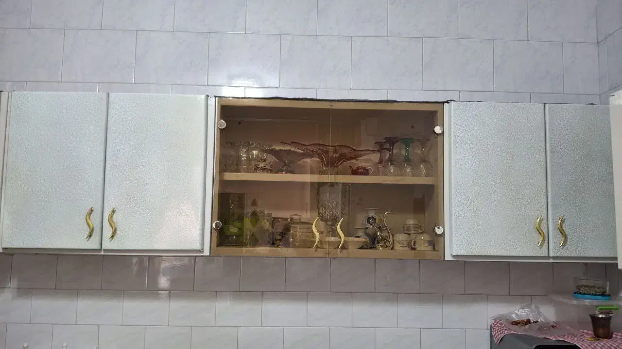 کابینت فلزی بالایی|هود|میانه, |دیوار