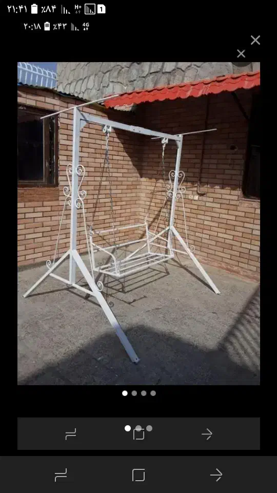 ساخت انواع تاب تمام فلزی باغ ،ویلا،منزل|اسباببازی بچه|اصفهان, احمدآباد|دیوار