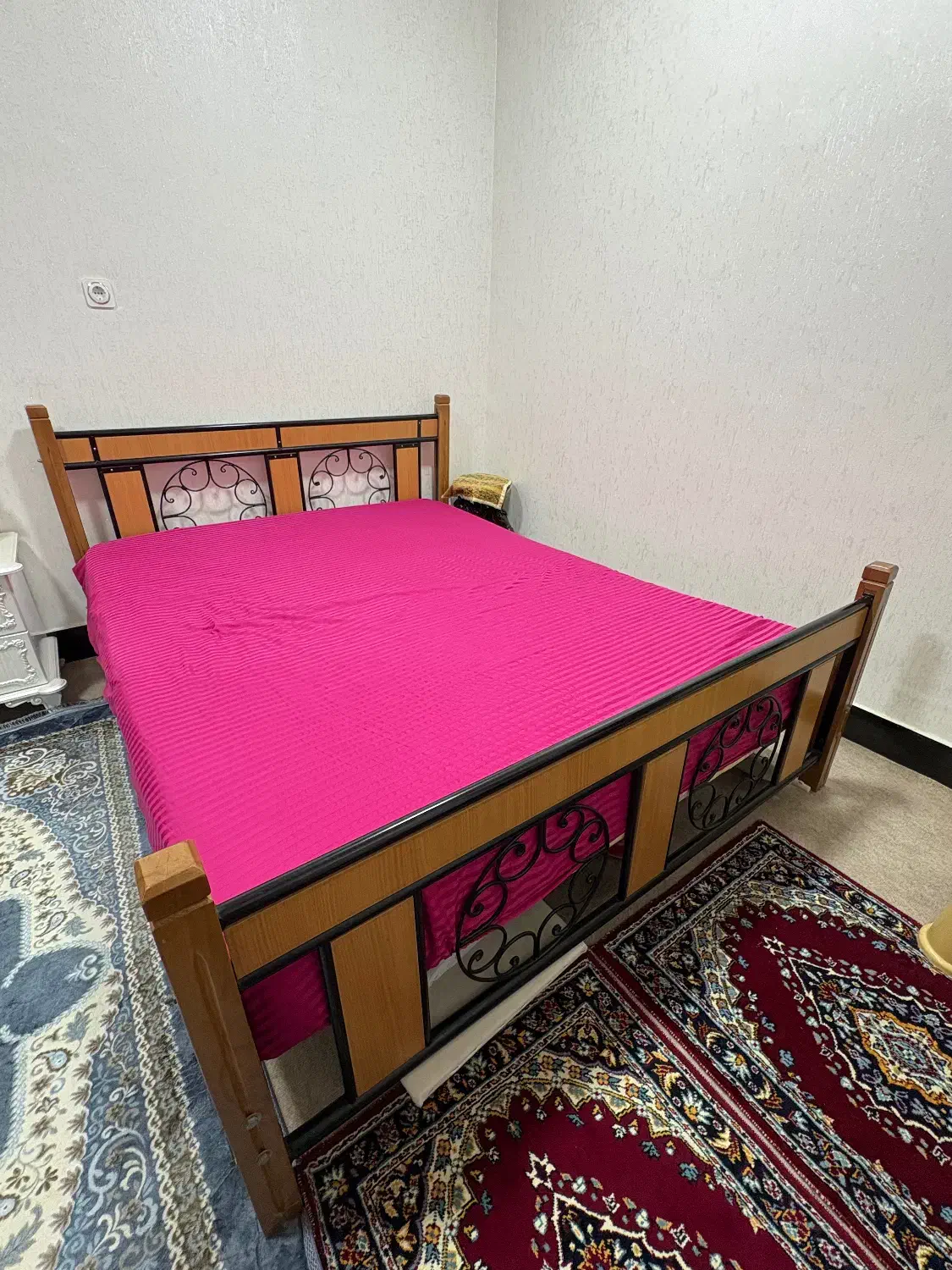 تخت خواب دونفره|تخت و سرویس خواب|امیدیه, |دیوار