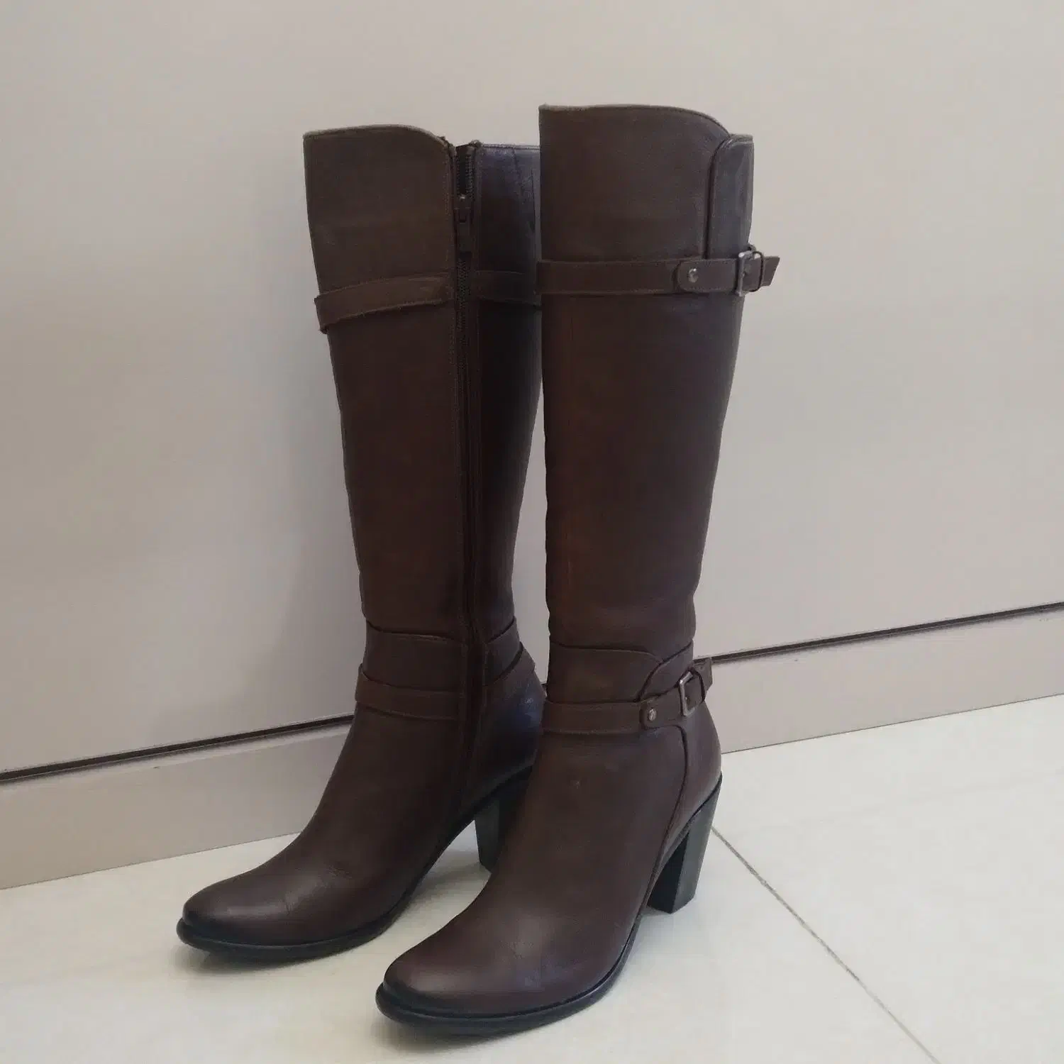 بوت ساق بلند تمام چرم|کیف، کفش، کمربند|ساری, |دیوار