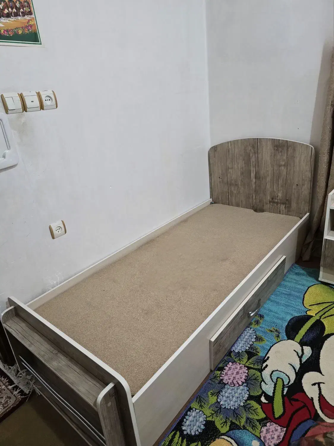 تخت نوجوان|تخت و سرویس خواب|دزفول, |دیوار