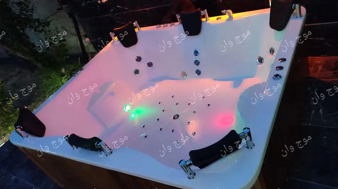 وان جکوزی نفره فول کروم۲۱۰|لوازم حمام|نوشهر, |دیوار