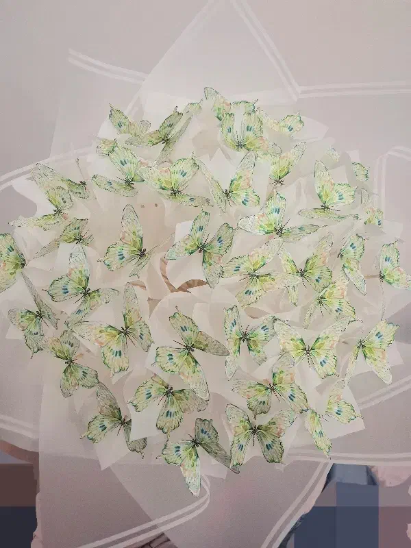 دسته گل پروانه ای|گل مصنوعی|دوگنبدان, |دیوار