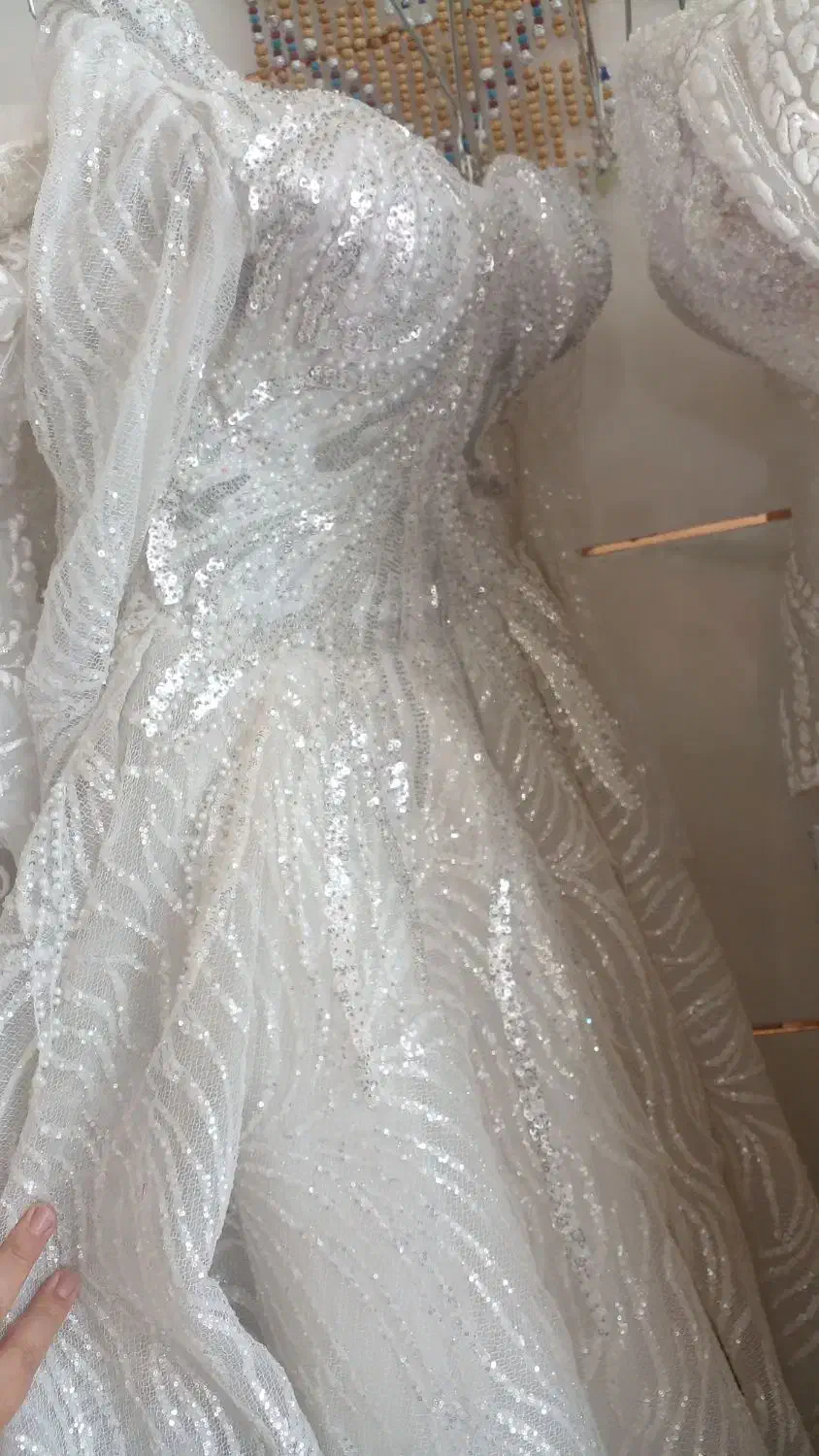 لباس عروس|لباس|فیرورق, |دیوار