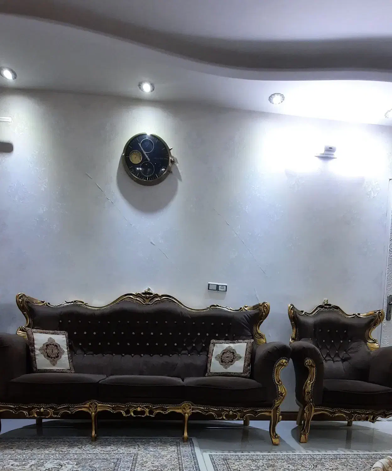 مبل استیل ۷ نفره|مبلمان خانگی و میز عسلی|بروجرد, |دیوار