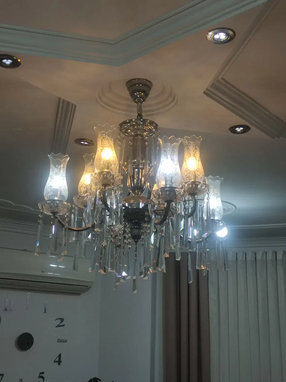 فروش لوستر|لوستر و چراغ آویز|رشت, پاستوریزه|دیوار