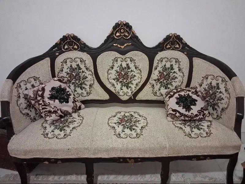 مبل سلطنتی پارچه ترک چوپ روس|مبلمان خانگی و میز عسلی|اسفراین, |دیوار