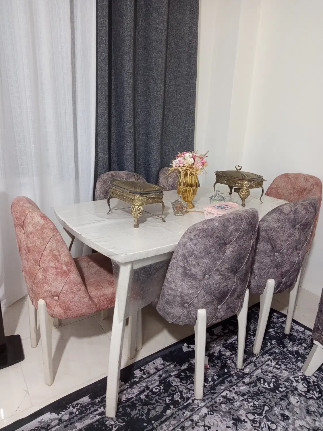 میز نهارخوری 6نفره|میز و صندلی غذاخوری|هشتگرد, شهرک صبا سوله|دیوار