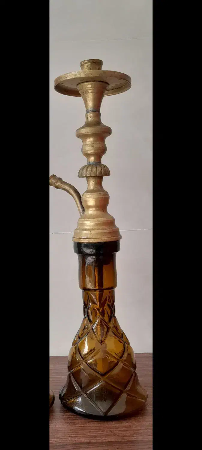 قلیان بزرگ تنه برنجی سنگین|کلکسیون و سرگرمی|لاهیجان, لیالستان|دیوار