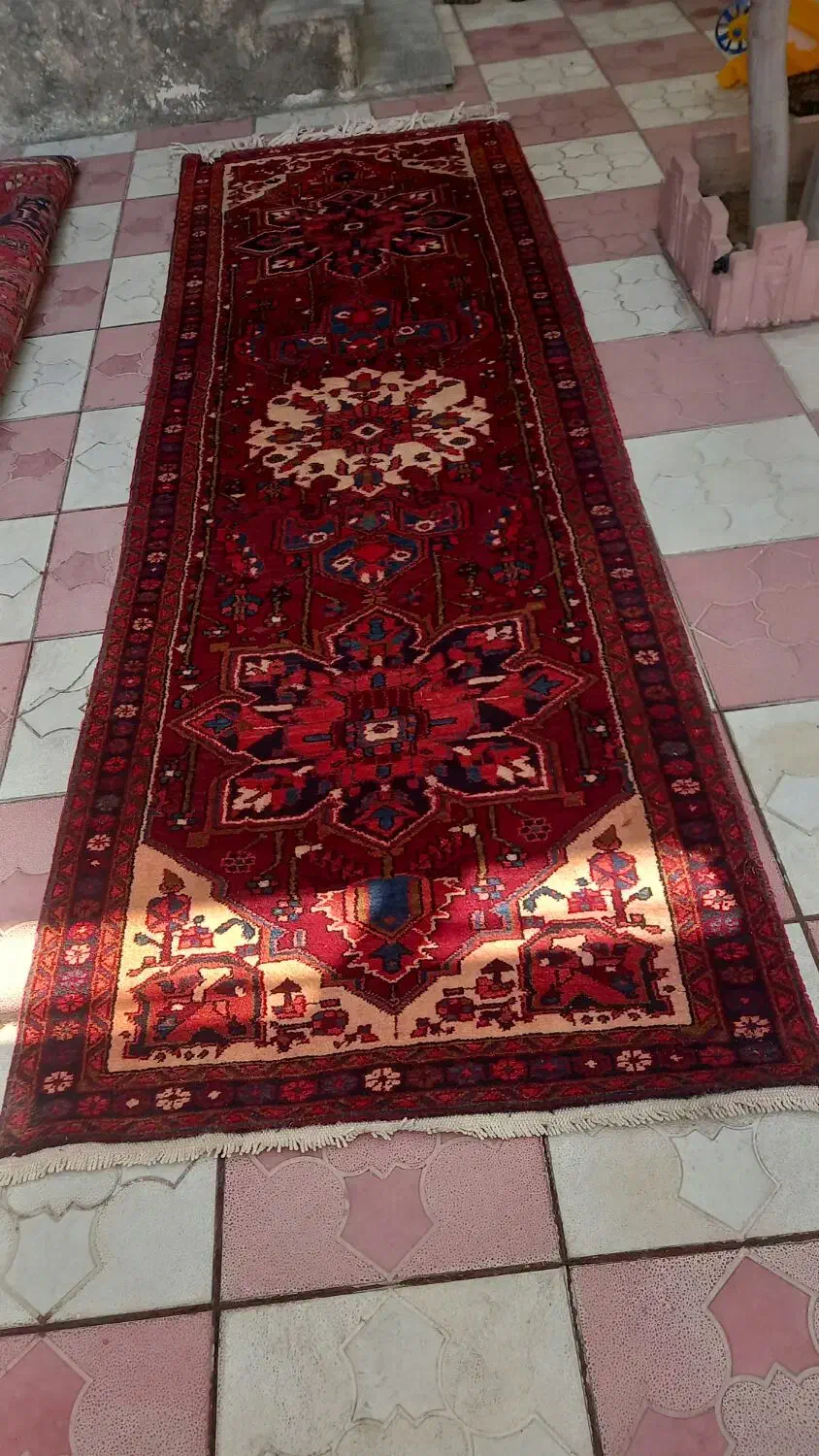 فرش طبیعی دست بافت سه میلیون|فرش|مشگین شهر, |دیوار