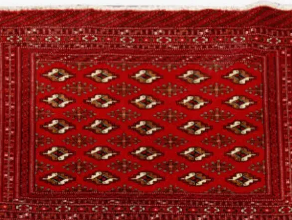 پشتی ترکمن دستباف|فرش|خرمآباد, |دیوار