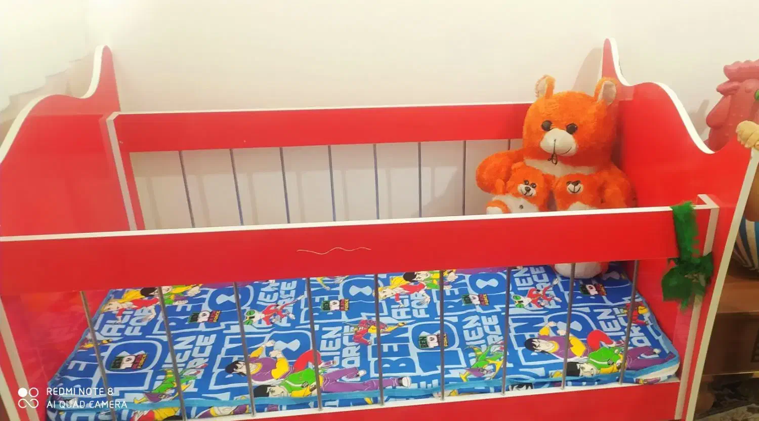 تختخواب کودک ونوجوان|تخت و سرویس خواب|الشتر, |دیوار