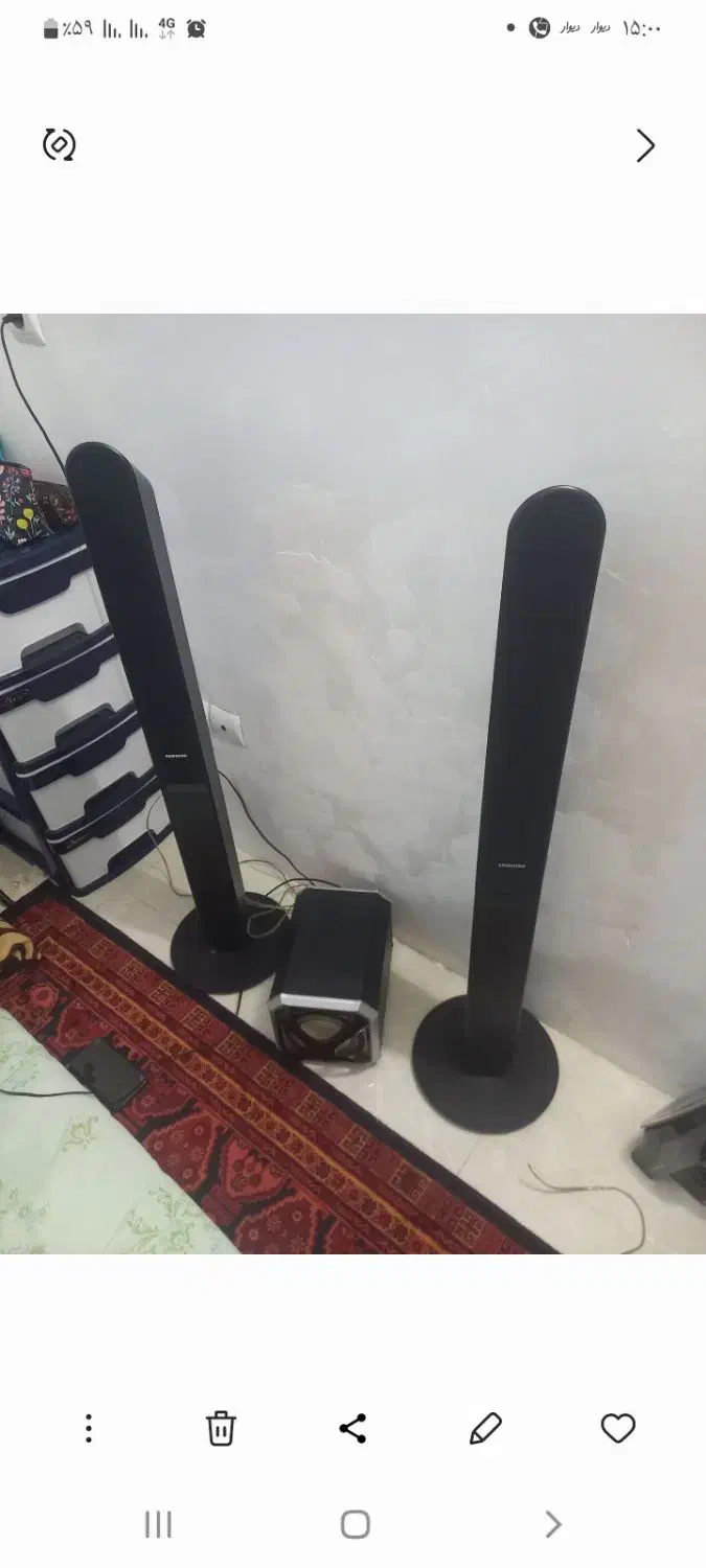 ۴عددسینماخانواده همراه اسپیکر|سیستم صوتی خانگی|بیرجند, |دیوار