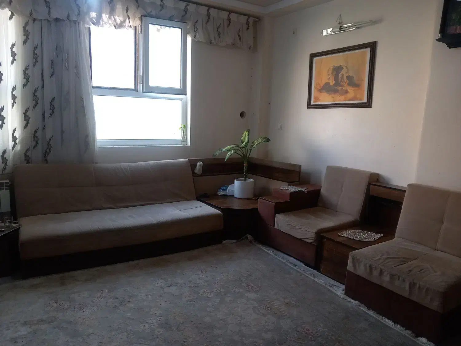 مبل ال ده نفره تخت خواب شو|مبلمان خانگی و میز عسلی|قم, پردیسان|دیوار