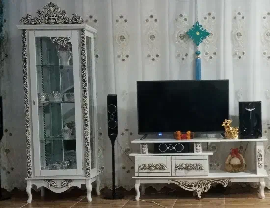 میز تلویزیون و گنجه|بوفه، ویترین، کنسول|رشتخوار, |دیوار