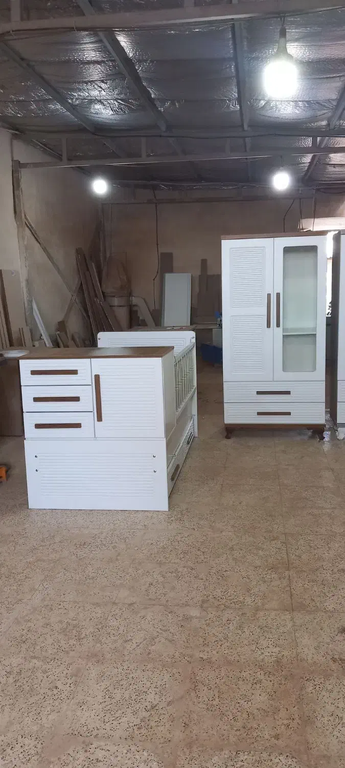 تخت دومنظوره و کمد کودک ممبران (وکیوم)|تخت و سرویس خواب|محمدشهر, عباس آباد|دیوار