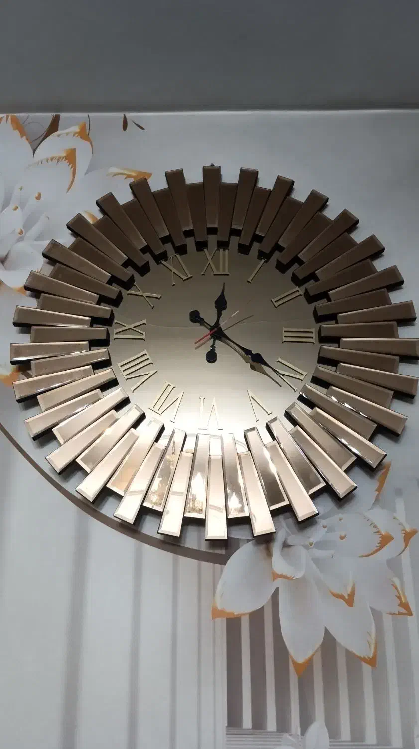 ساعت آینه ای|ساعت دیواری و تزئینی|تهران, شهرک ولیعصر شمالی|دیوار