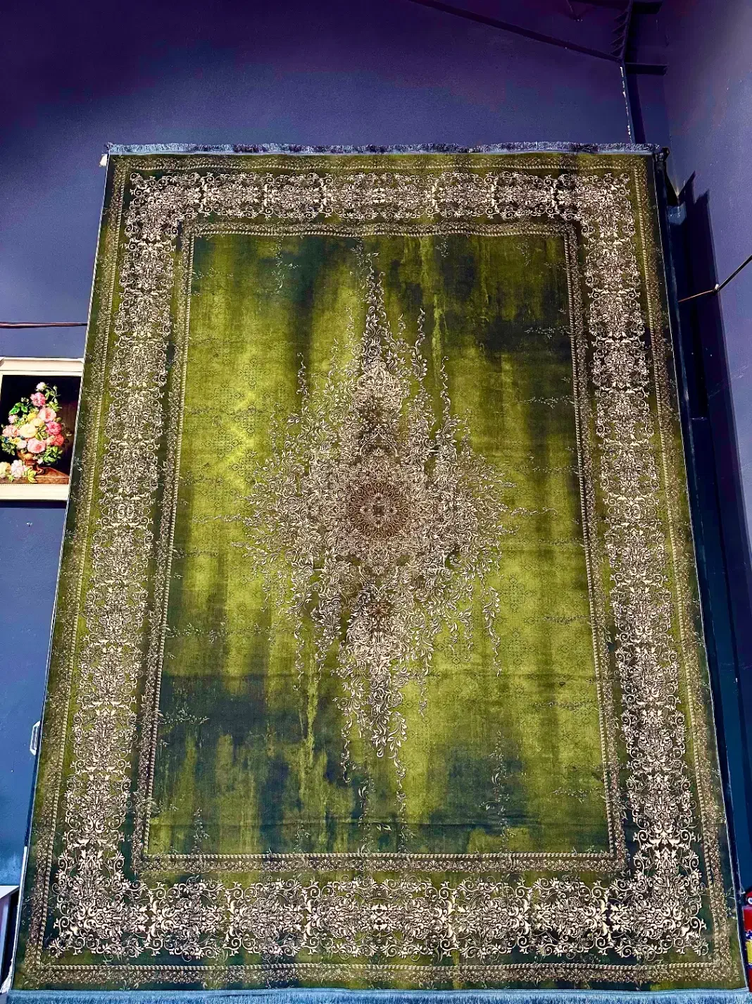 ۱۲۰۰ شانه ابریشم طرح ماهور|فرش|شیراز, شهرک گلها|دیوار