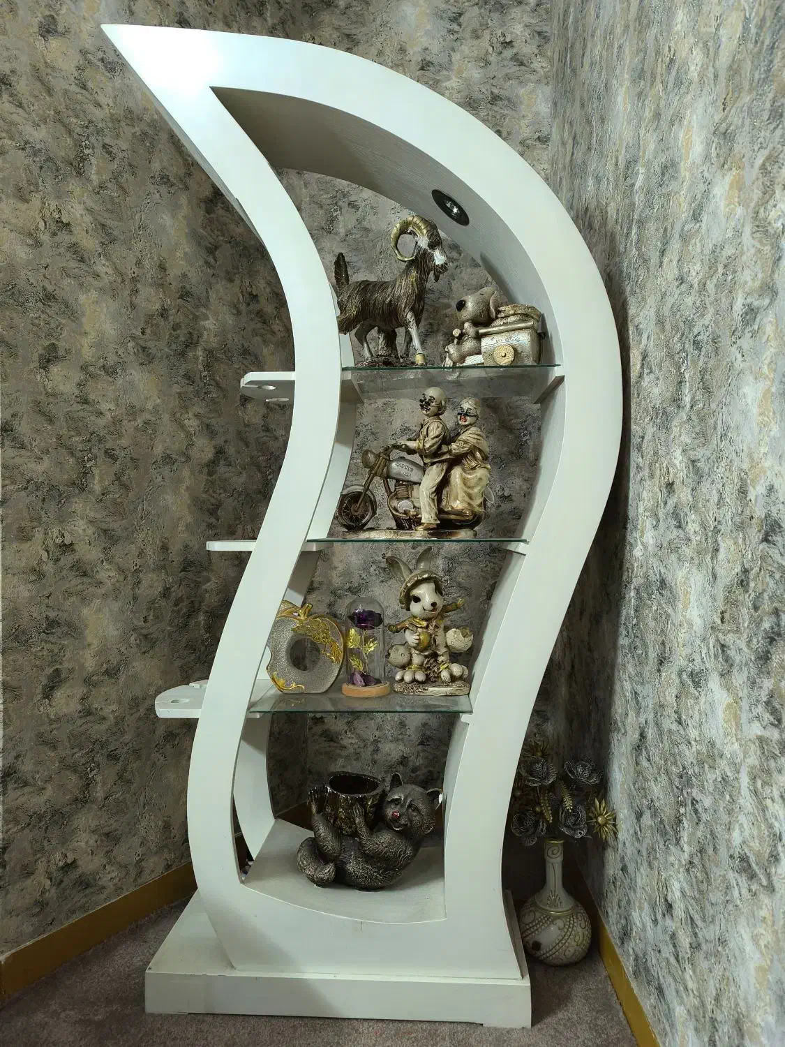 بوفه با وسایل|بوفه، ویترین، کنسول|بوشهر, |دیوار