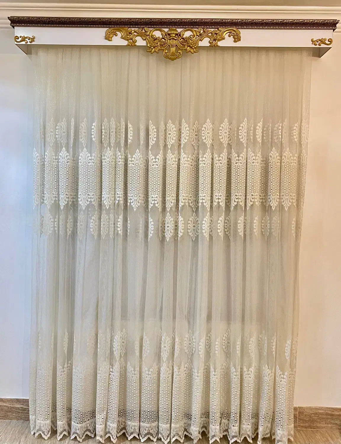 پرده همراه کتیبه|پرده، رانر، رومیزی|فاضل آباد, |دیوار