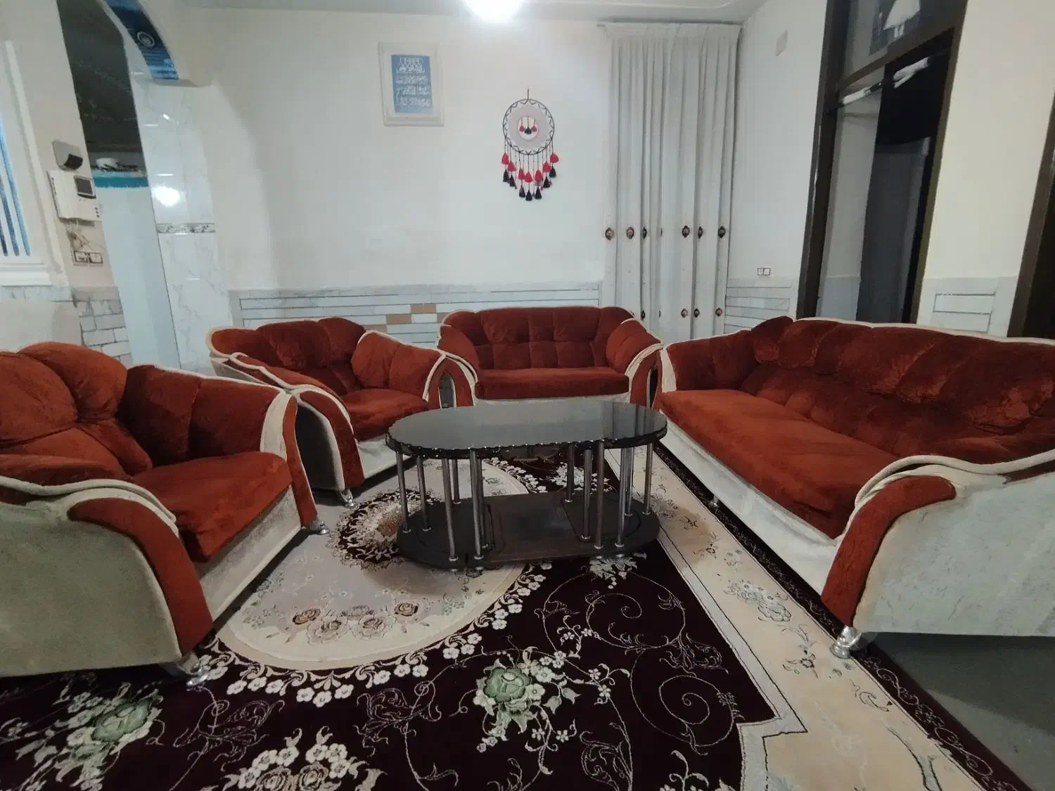 فروش مبل ۷ نفره|مبلمان خانگی و میز عسلی|فیروزآباد (فارس), |دیوار