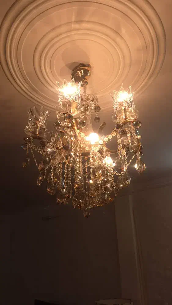 لوستر ۶ شعله|لوستر و چراغ آویز|قزوین, |دیوار