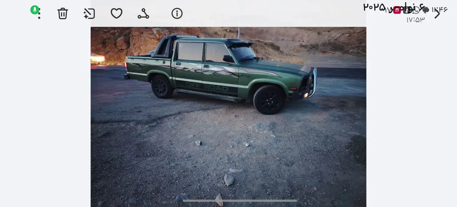 مزدا وانت بی رنگ|خودرو سواری و وانت|پیرانشهر, |دیوار