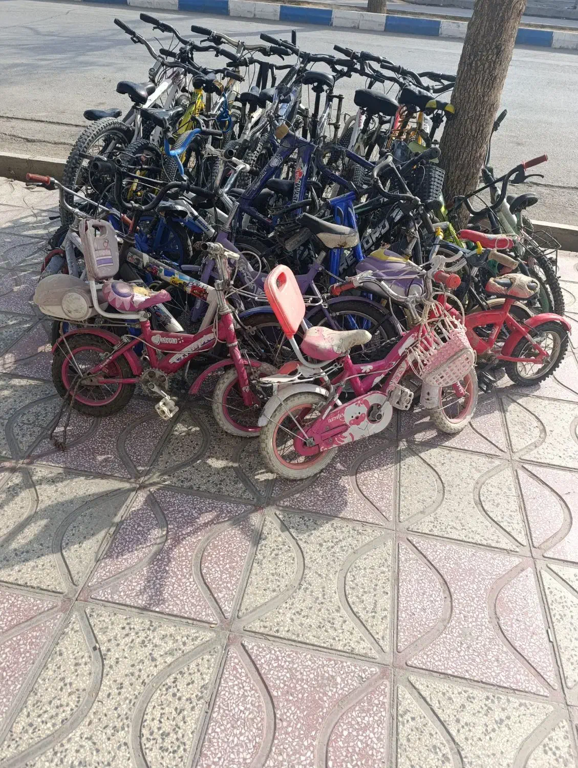 دوچرخه 15عدد|دوچرخه، اسکیت، اسکوتر|کبودرآهنگ, |دیوار