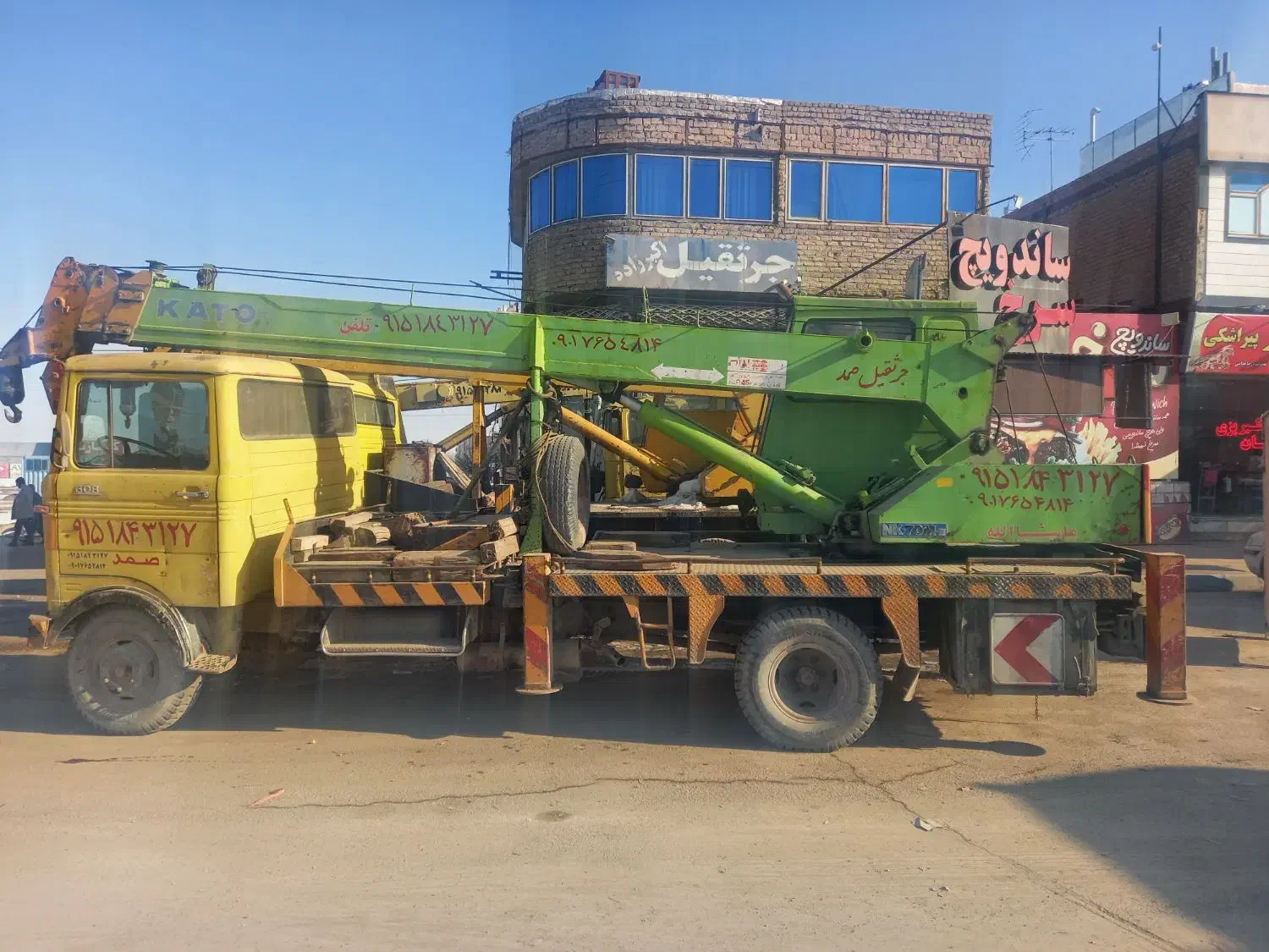 جرثقیل ۷ تن کاتو|خودرو سنگین|شیروان (خراسان), |دیوار