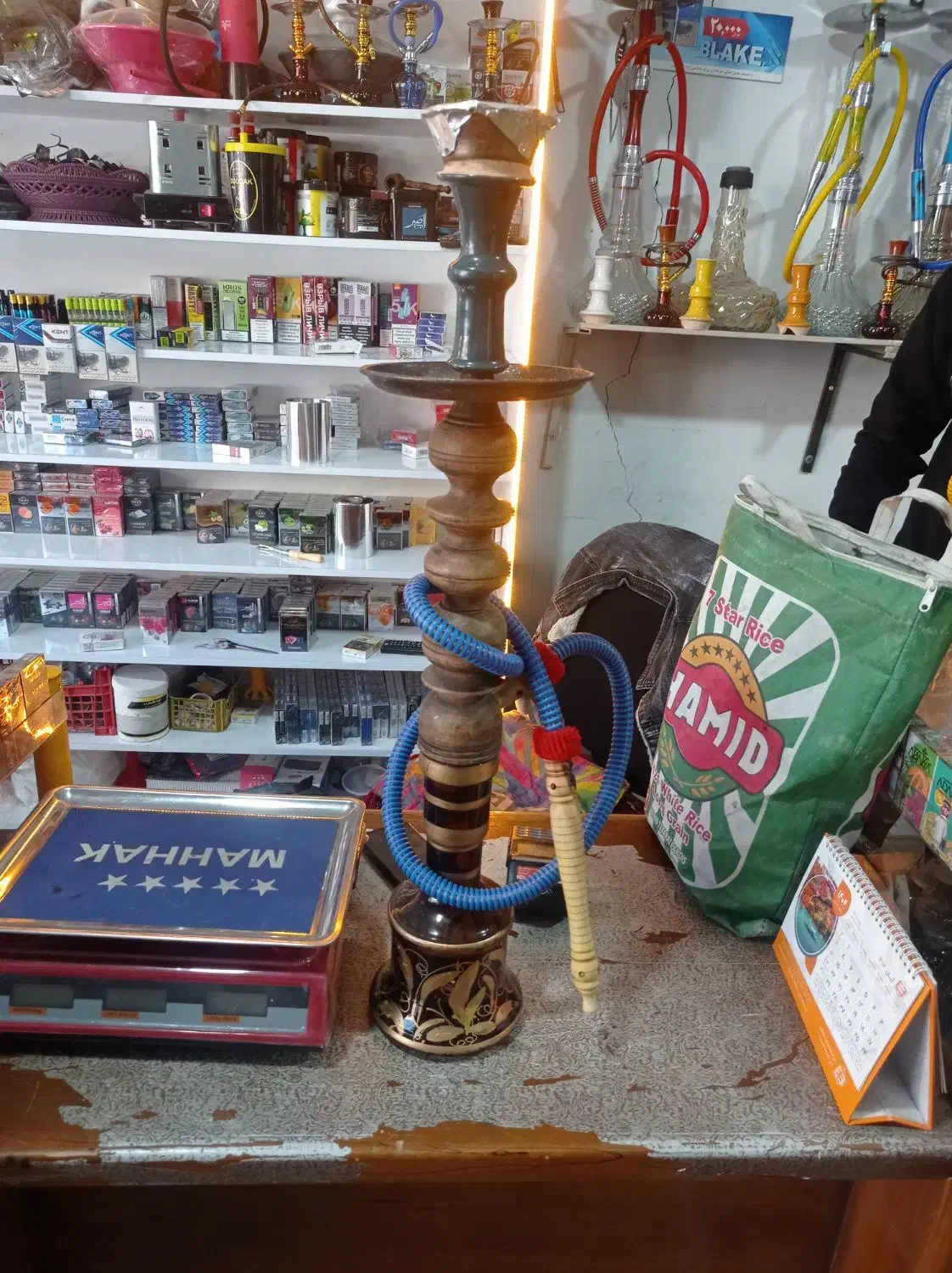 قلیان دوسیب شلیل|کلکسیون و سرگرمی|کنگاور, |دیوار