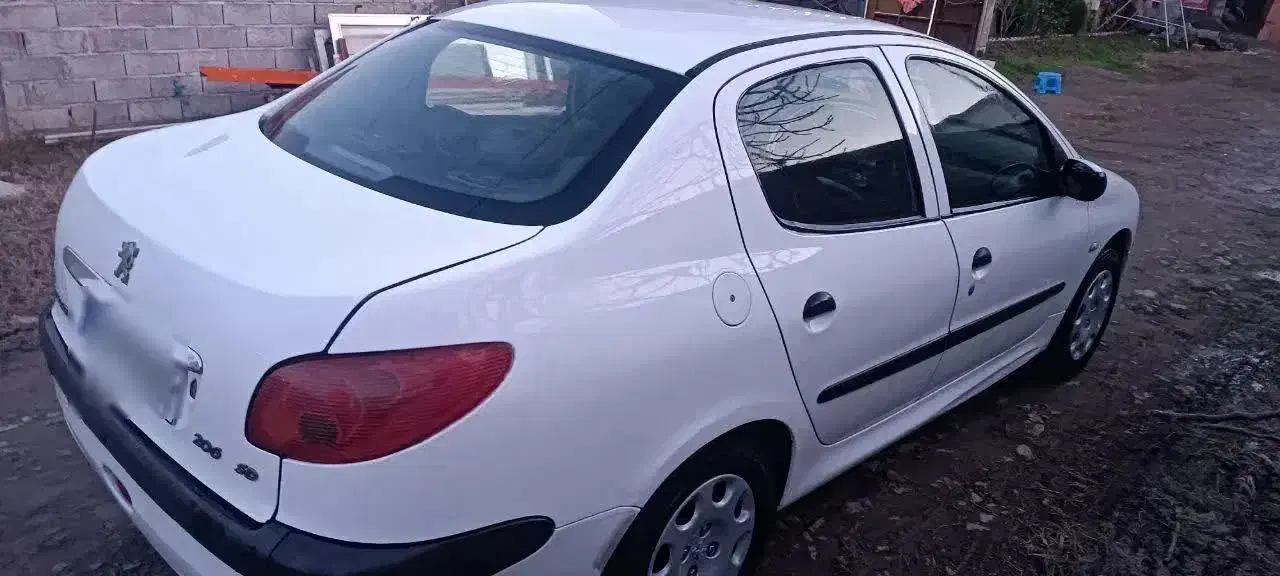 ۲۰۶ اس دی بدون رنگ ۱۳۹۳|خودرو سواری و وانت|بابل, |دیوار