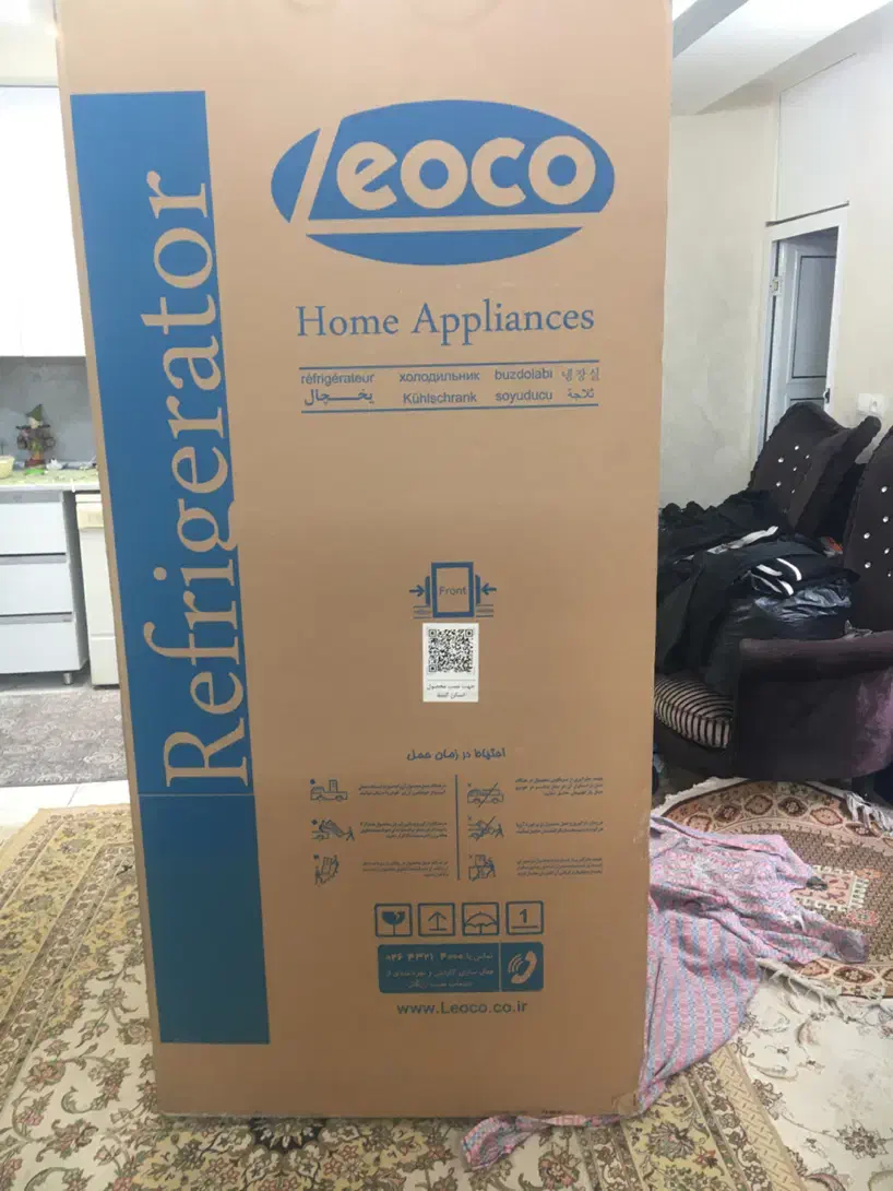 کارتن یخچال ساید بای ساید لئوکو|یخچال و فریزر|اصفهان, بهرام‌آباد|دیوار