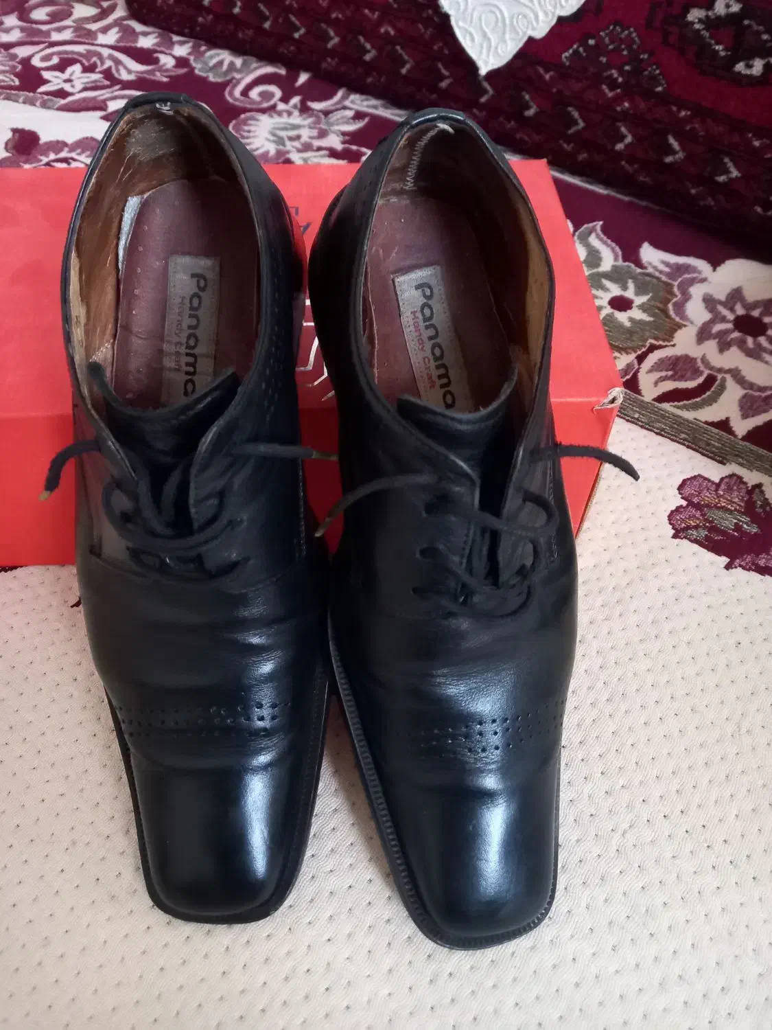 کفش دوهفته چرم اصل یکجفت نوزیک جفت درحدنو|کیف، کفش، کمربند|صفادشت, |دیوار