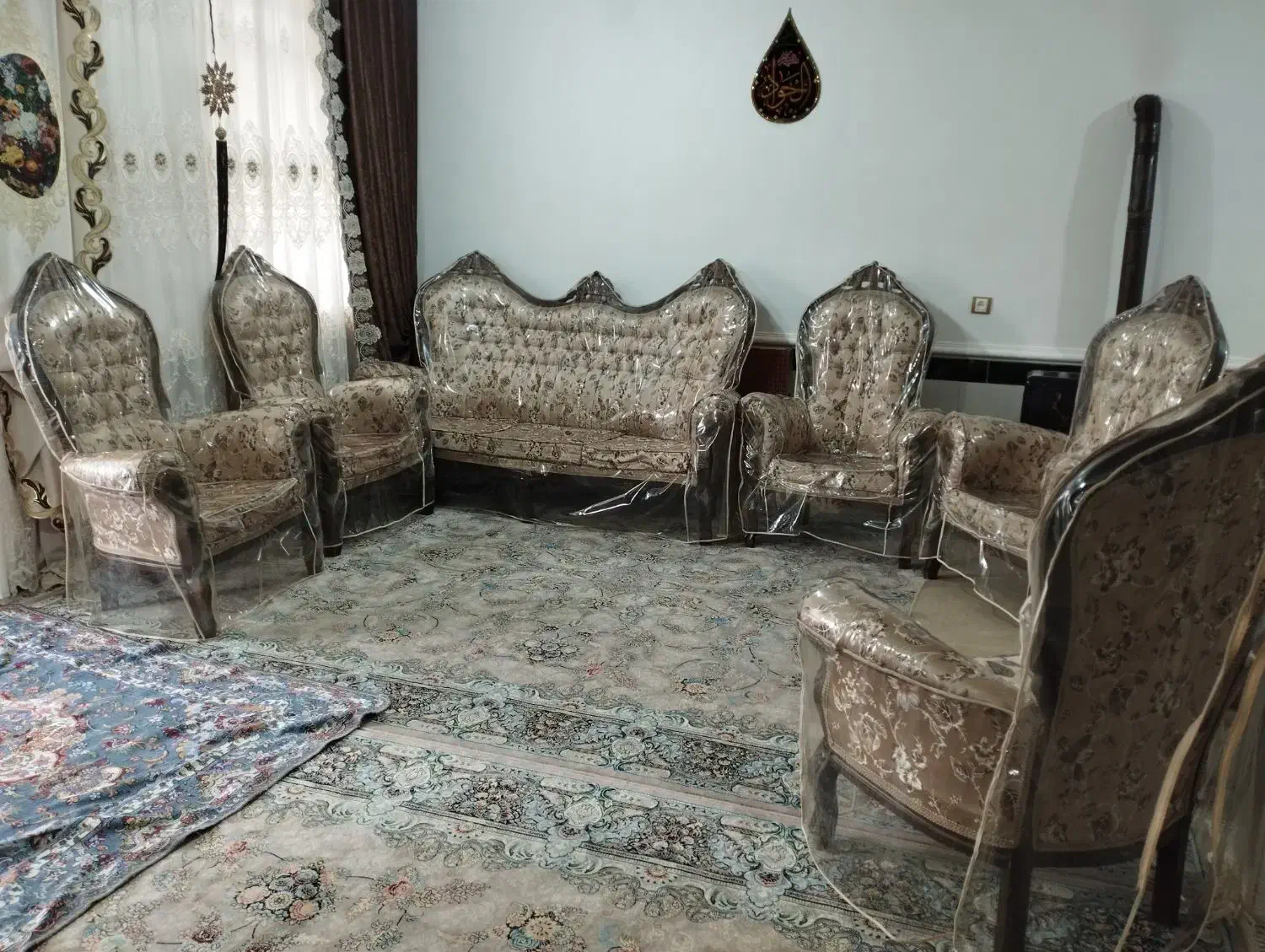 مبل ۹ مفره سلطنتی|مبلمان خانگی و میز عسلی|خرم‌آباد, |دیوار