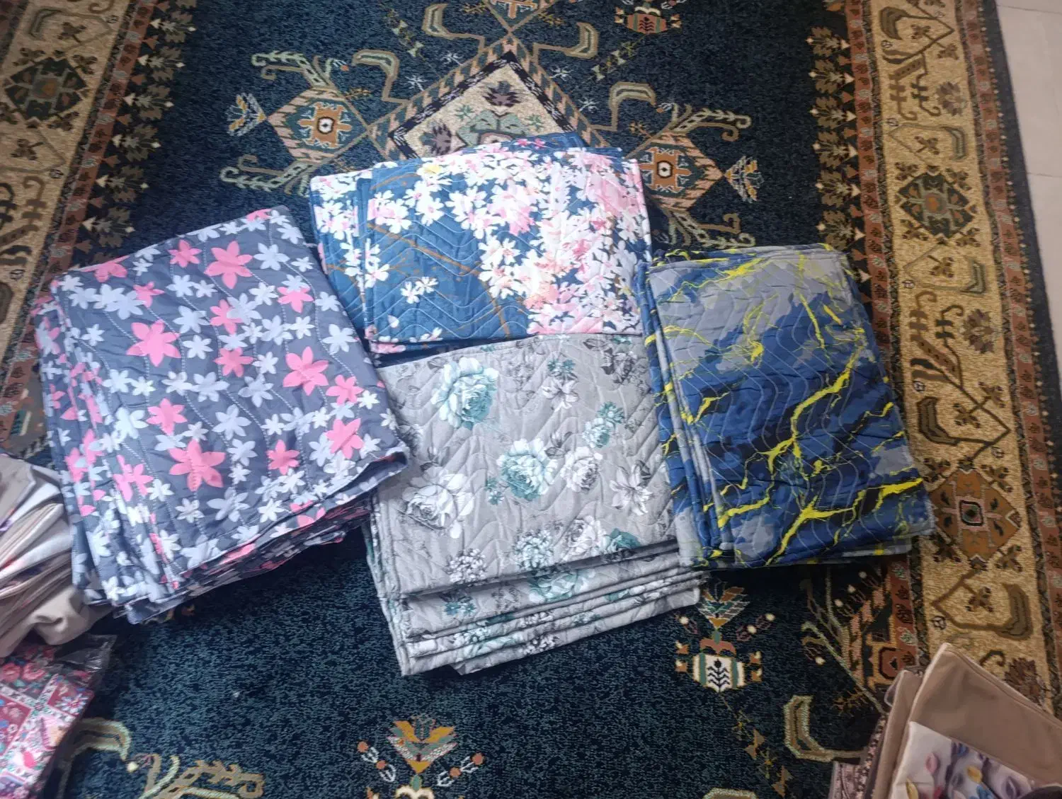 روبالشتی پورشه،نخی ترک،پتو نوجوان،کلاه حمام،|رختخواب، بالش، پتو|پرند, فاز ۵|دیوار