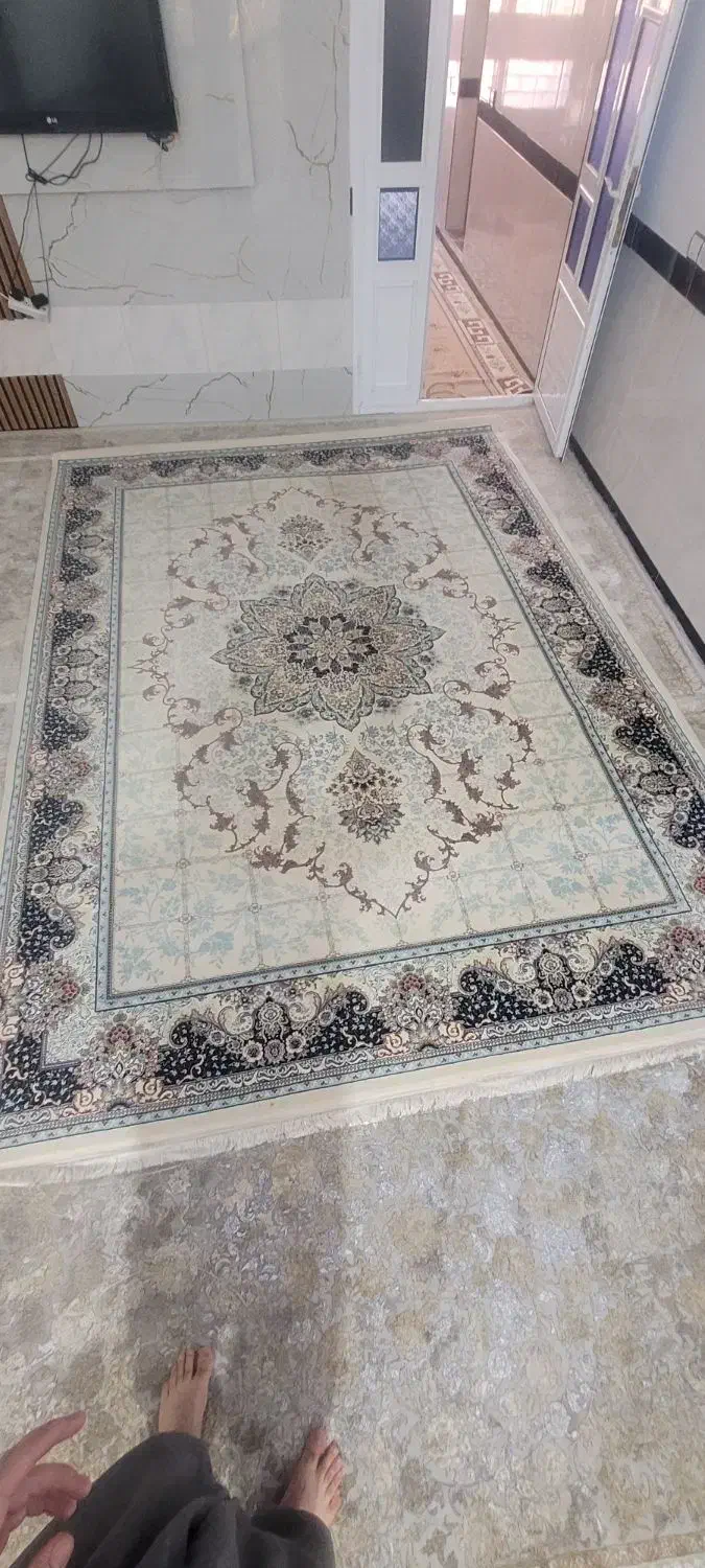 فرش ۹ متری درحد نو|فرش|ثلاث باباجانی, |دیوار
