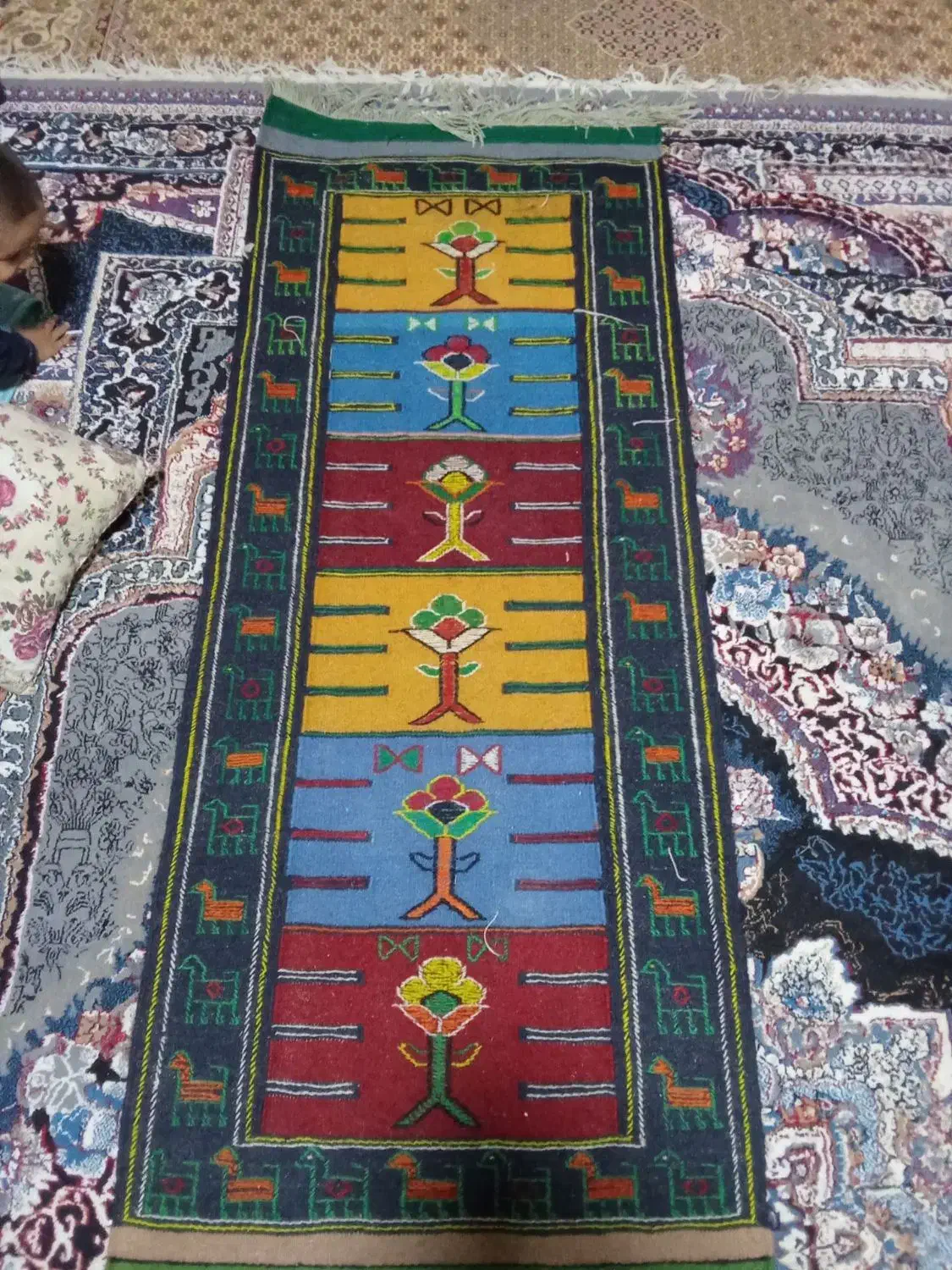 گلیم و قالی دستباف|گلیم، جاجیم، گبه|بجنورد, |دیوار