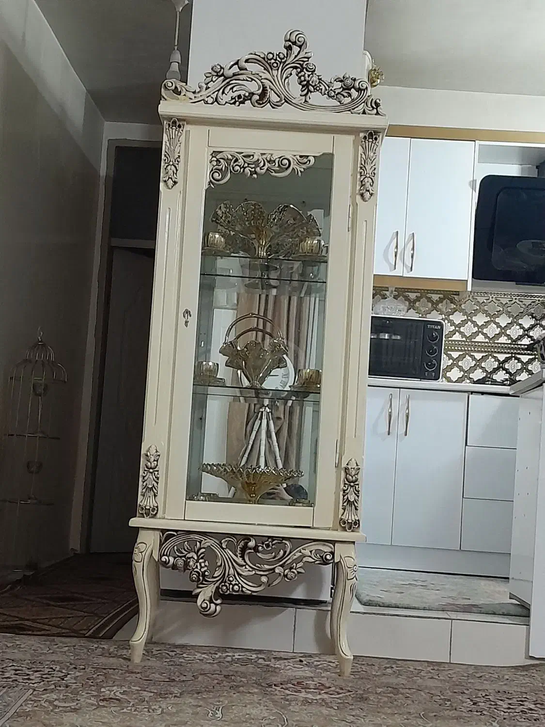 گنجه رنگ شیری|بوفه، ویترین، کنسول|مشهد, فاطمیه|دیوار