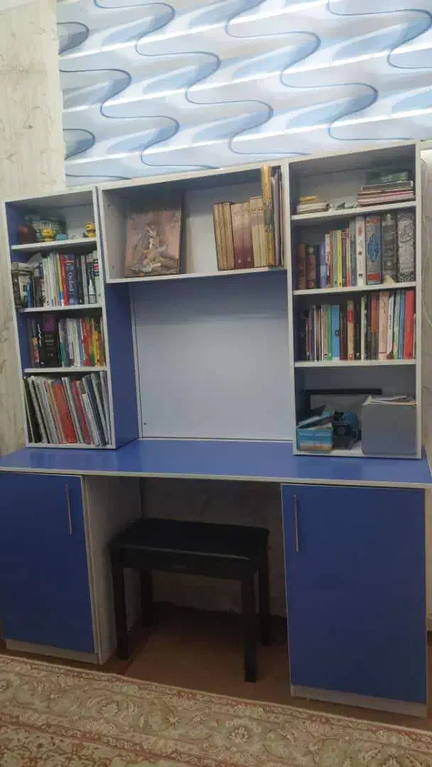 کتابخانه|کتابخانه، شلف، قفسه‌های دیواری|ابهر, |دیوار