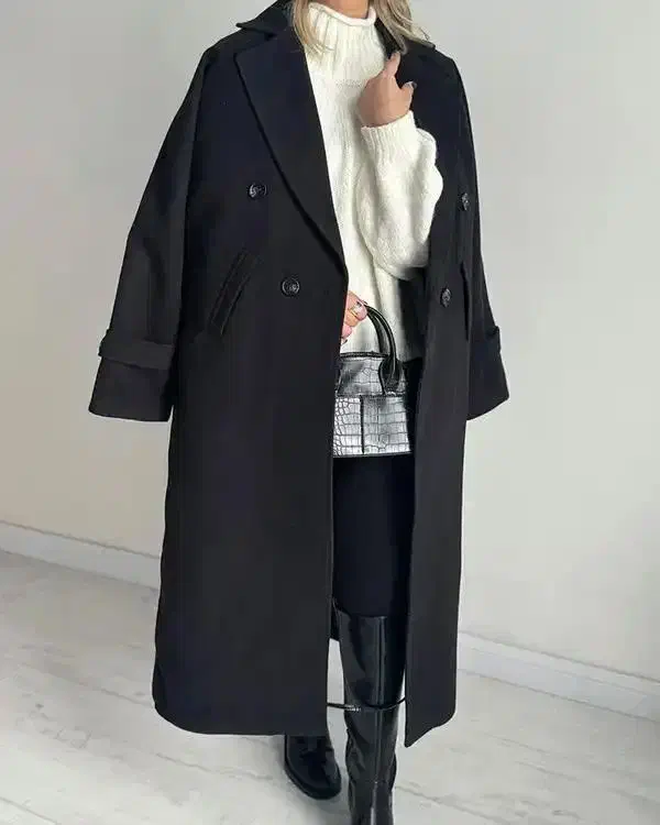 پالتو زنانه مشکی نگار ندایی مدل Snowy|لباس|میبد, |دیوار