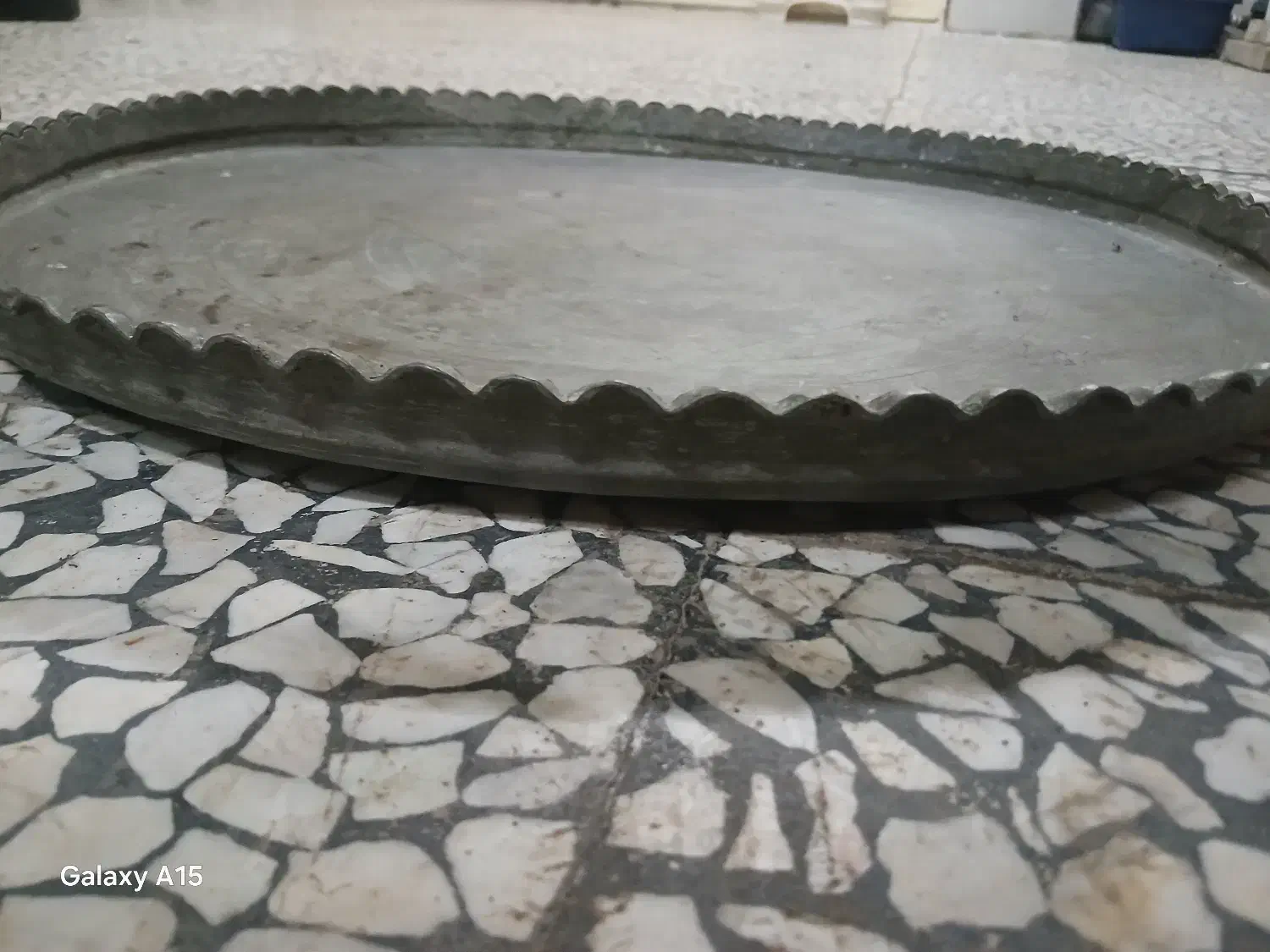 سینی(مجمع)مسی قدیمی|ظروف پختوپز|لنگرود, |دیوار