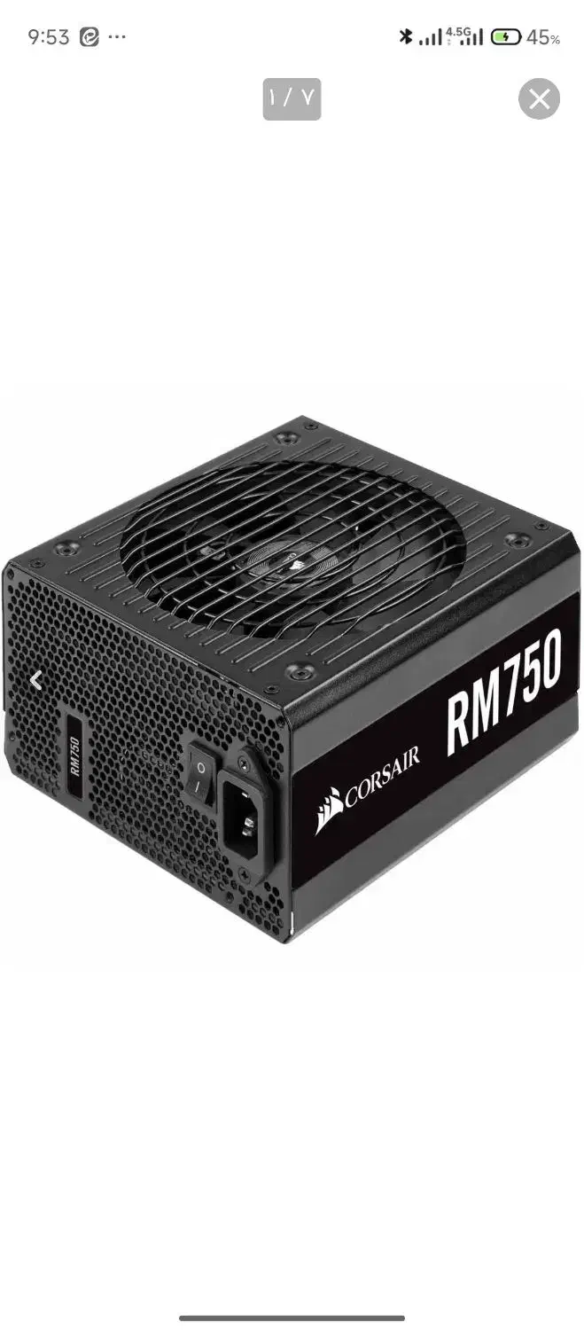 پاور 750وات کورسیر rm750|قطعات و لوازم جانبی رایانه|اصفهان, اطشاران|دیوار