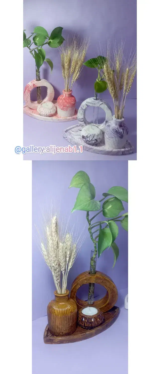 گلدان و گلجای شیک ب صورت تک و عمده|صنایع دستی و سایر لوازم تزئینی|مرودشت, ژیان|دیوار