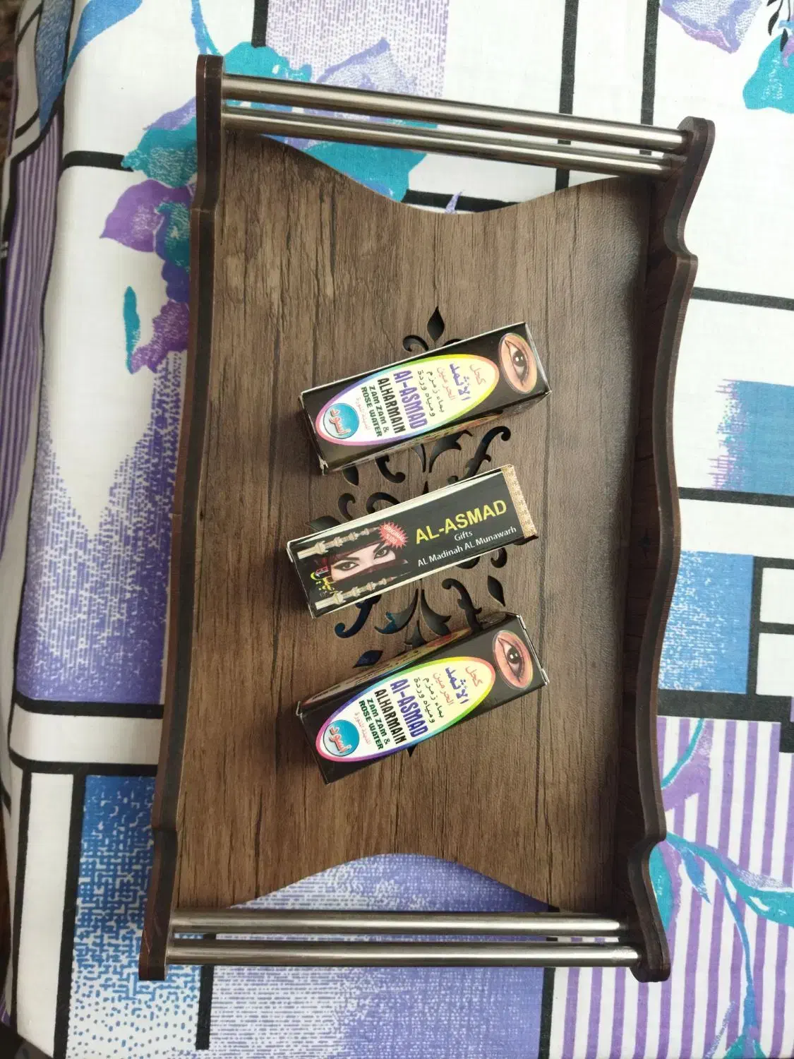 سینی شیک چوبی|ظروف سرو و پذیرایی|ایرانشهر, |دیوار