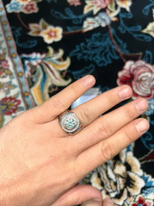 انگشتر موزونایت|جواهرات|کرمانشاه, |دیوار